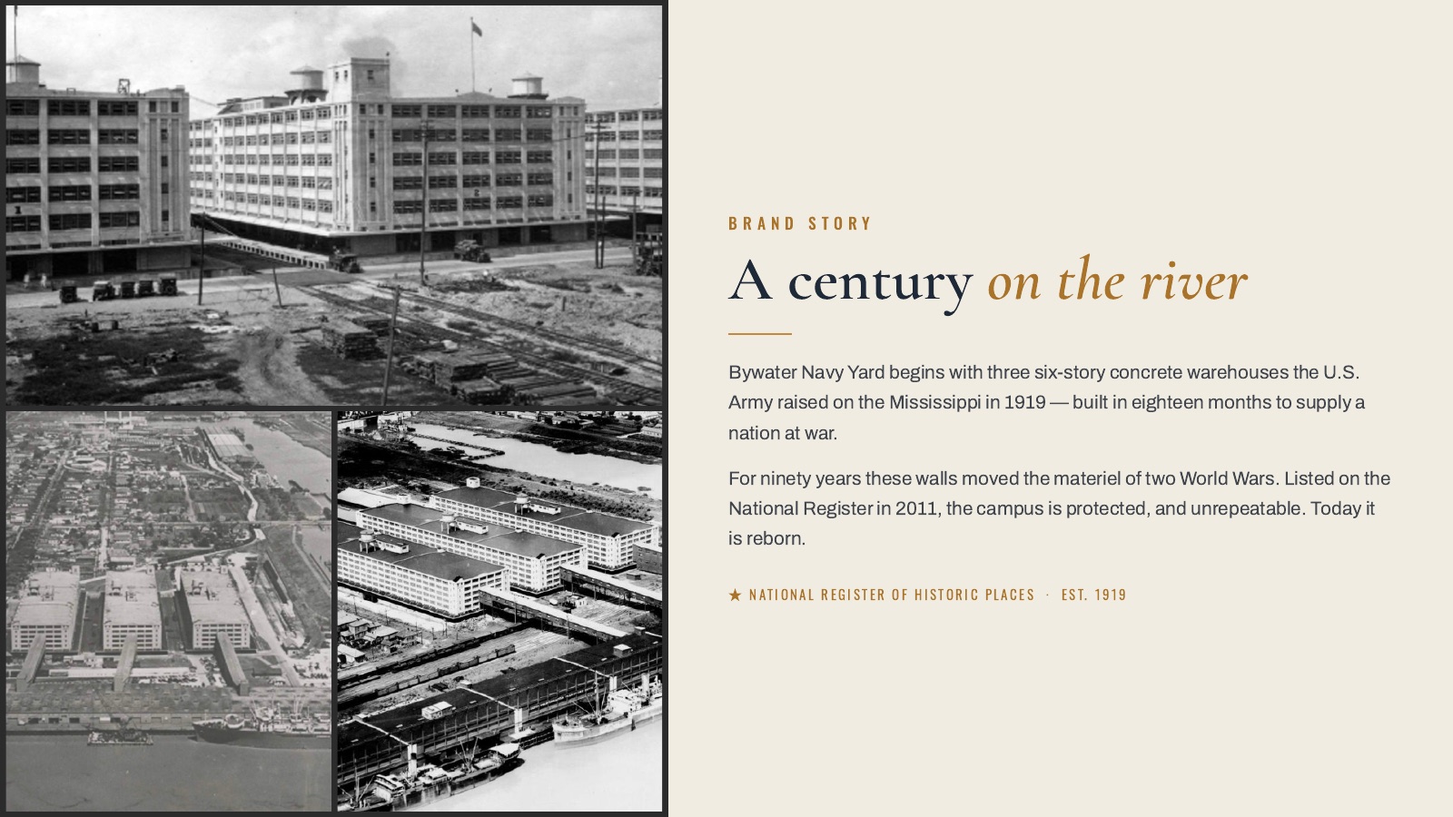 Bywater Navy Yard leasing flyer — page 4