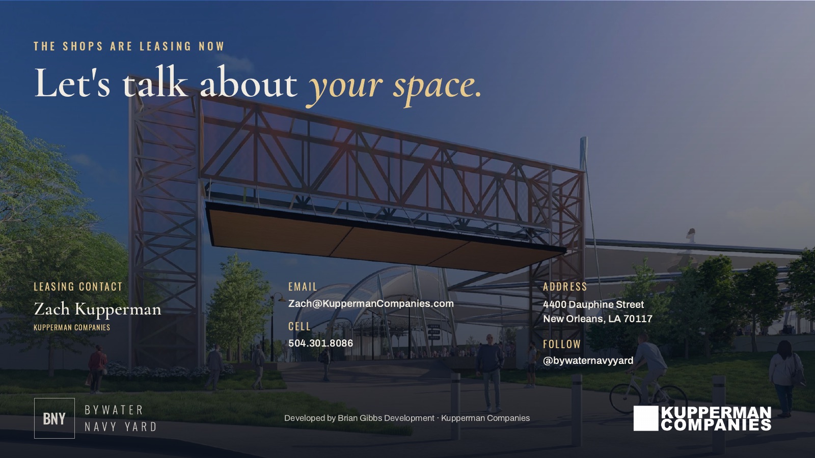 Bywater Navy Yard leasing flyer — page 10
